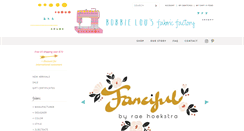 Desktop Screenshot of bobbieloufabric.com